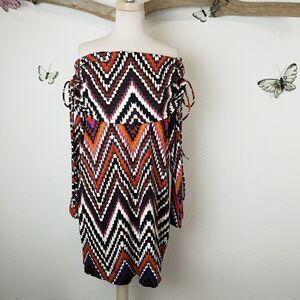 P. Luca Milano off the shoulder dress
